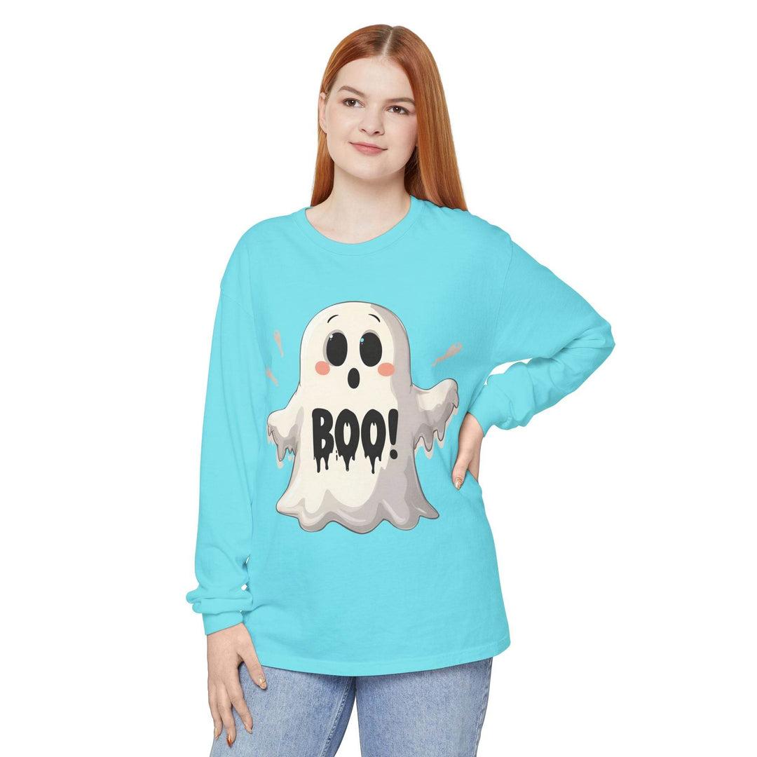 Fall Fashion Ghost Top Long-Sleeve Tee - Gutsy Garb