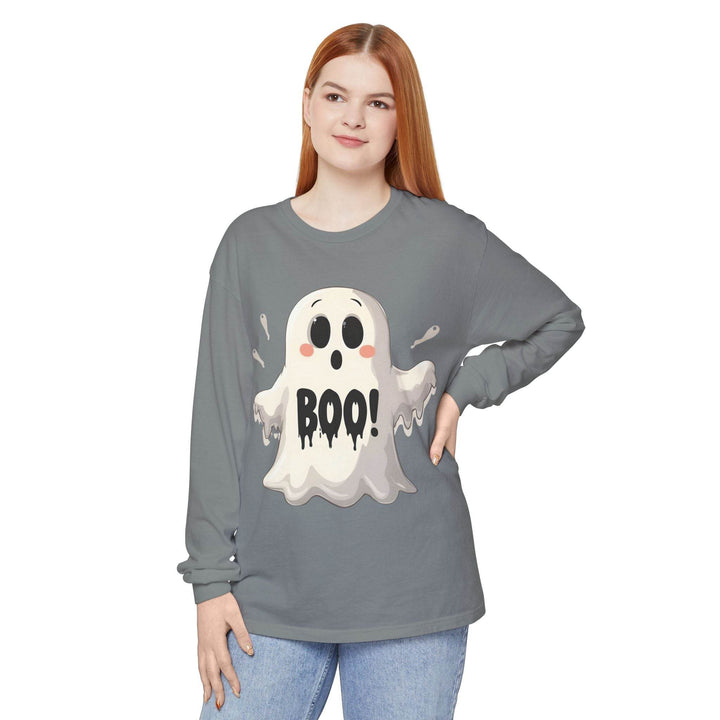 Fall Fashion Ghost Top Long-Sleeve Tee - Gutsy Garb