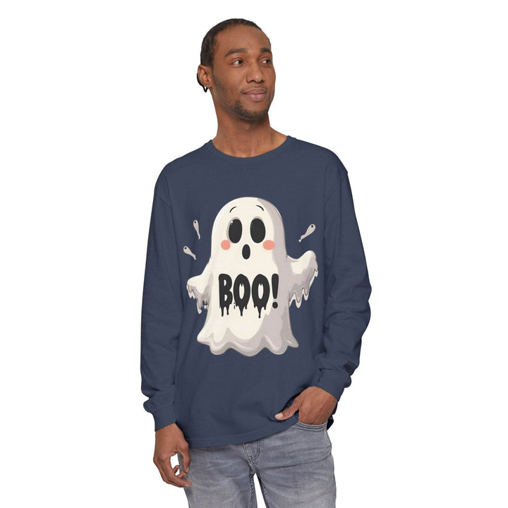 Fall Fashion Ghost Top Long-Sleeve Tee - Gutsy Garb