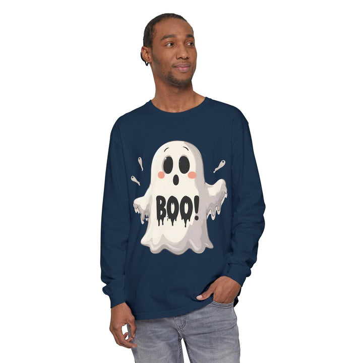 Fall Fashion Ghost Top Long-Sleeve Tee - Gutsy Garb
