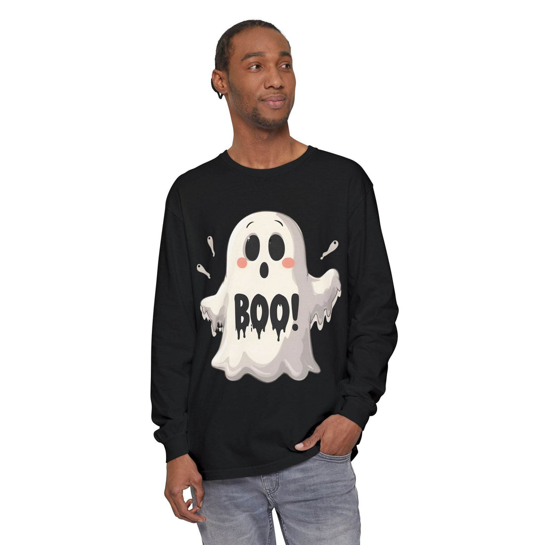 Fall Fashion Ghost Top Long-Sleeve Tee - Gutsy Garb