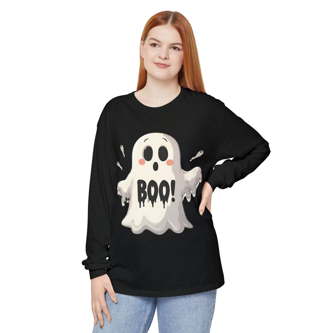 Fall Fashion Ghost Top Long-Sleeve Tee - Gutsy Garb