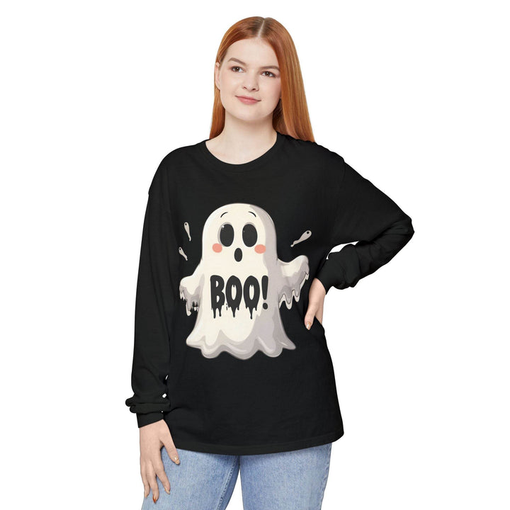 Fall Fashion Ghost Top Long-Sleeve Tee - Gutsy Garb