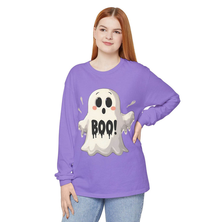 Fall Fashion Ghost Top Long-Sleeve Tee - Gutsy Garb