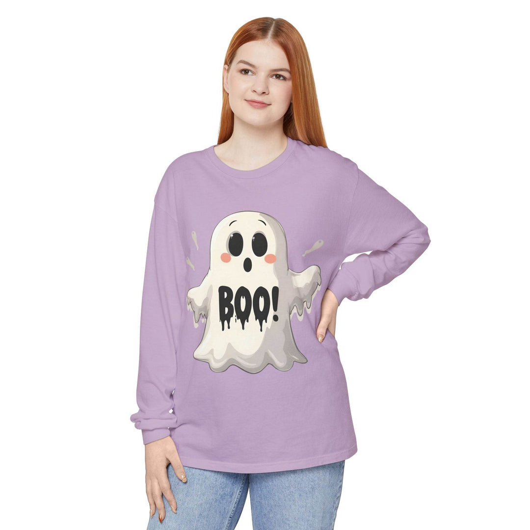 Fall Fashion Ghost Top Long-Sleeve Tee - Gutsy Garb