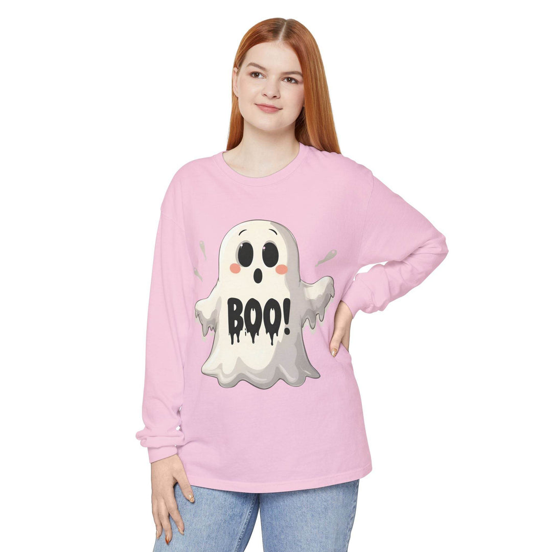 Fall Fashion Ghost Top Long-Sleeve Tee - Gutsy Garb