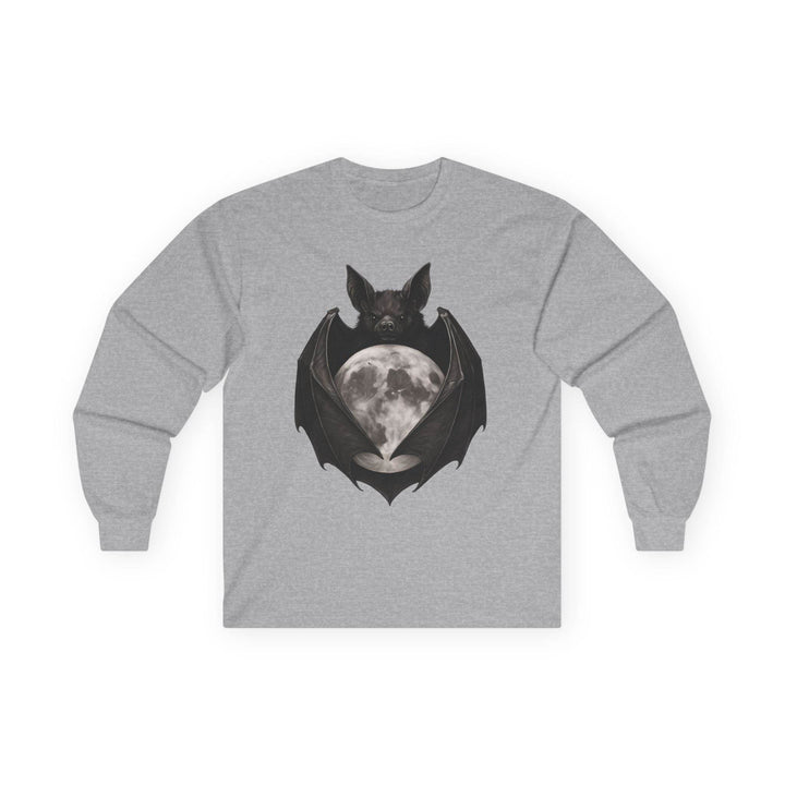Moonlit Bat Long Sleeve Shirt - Bold & Edgy - Gutsy Garb