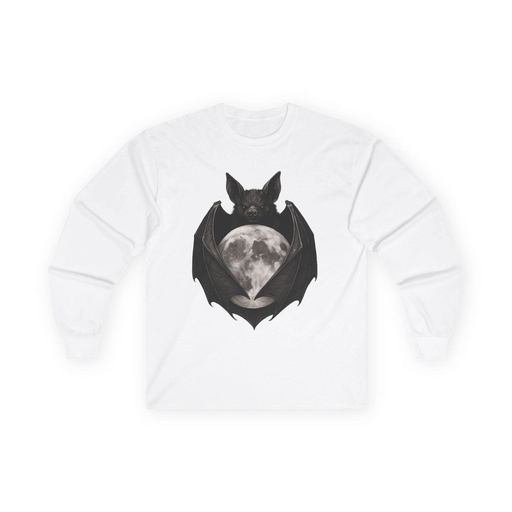 Moonlit Bat Long Sleeve Shirt - Bold & Edgy - Gutsy Garb