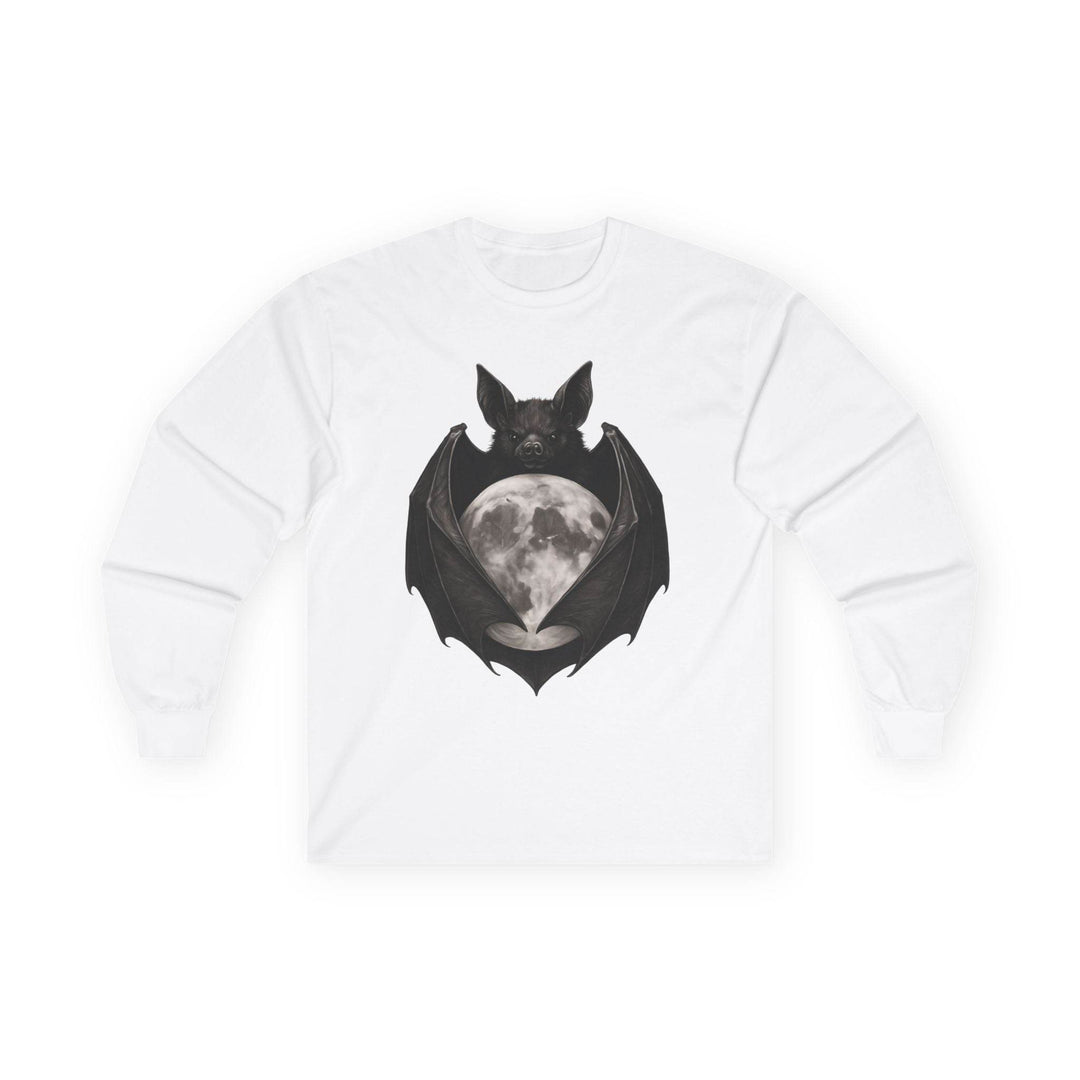 Moonlit Bat Long Sleeve Shirt - Bold & Edgy - Gutsy Garb
