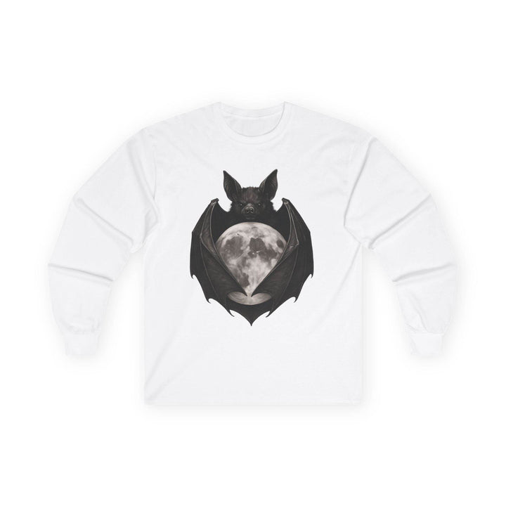 Moonlit Bat Long Sleeve Shirt - Bold & Edgy - Gutsy Garb