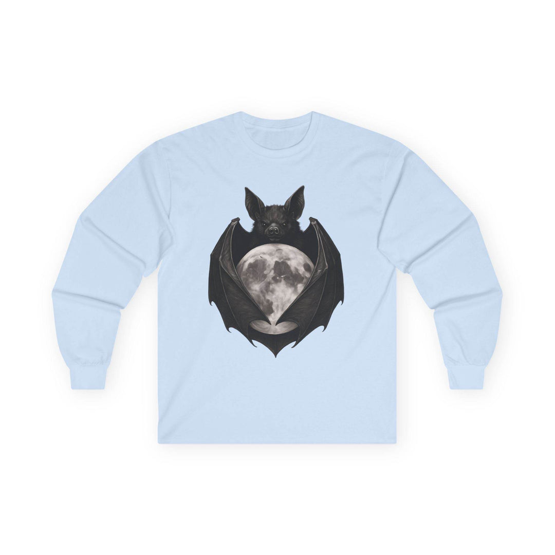 Moonlit Bat Long Sleeve Shirt - Bold & Edgy - Gutsy Garb