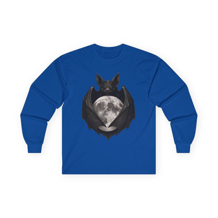 Moonlit Bat Long Sleeve Shirt - Bold & Edgy - Gutsy Garb