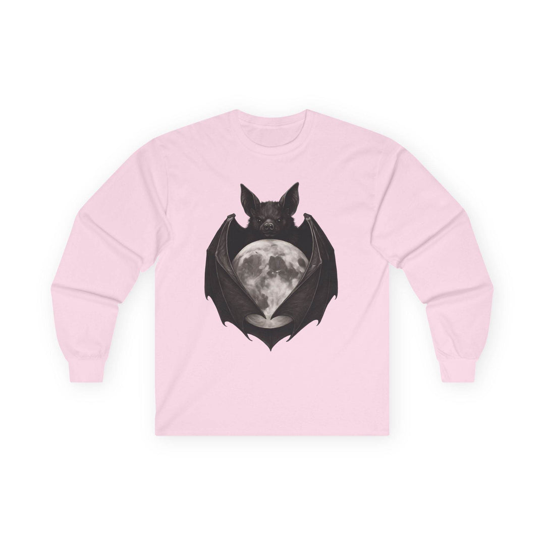 Moonlit Bat Long Sleeve Shirt - Bold & Edgy - Gutsy Garb