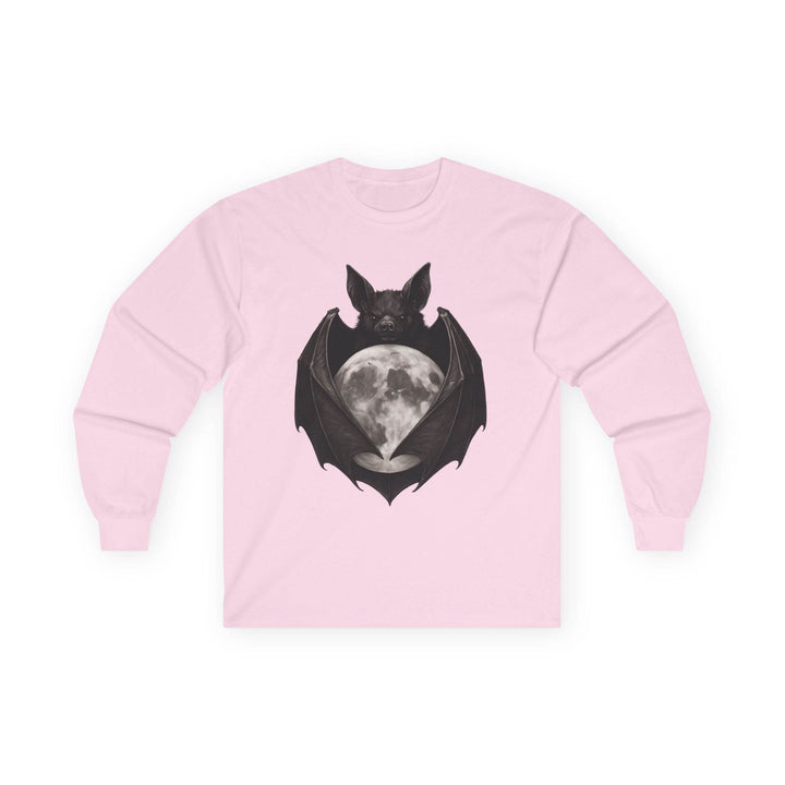 Moonlit Bat Long Sleeve Shirt - Bold & Edgy - Gutsy Garb