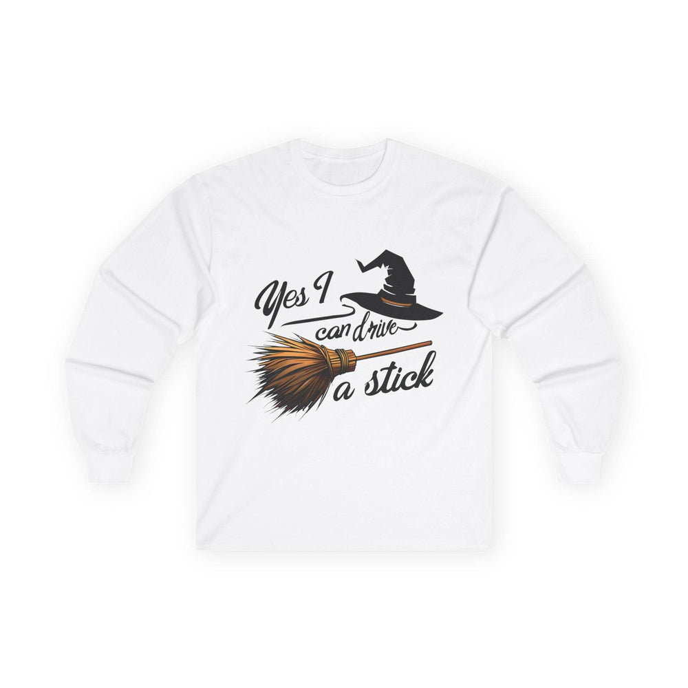 Women's Witchy Long Sleeve Shirt with Witch Design - Gutsy Garb
