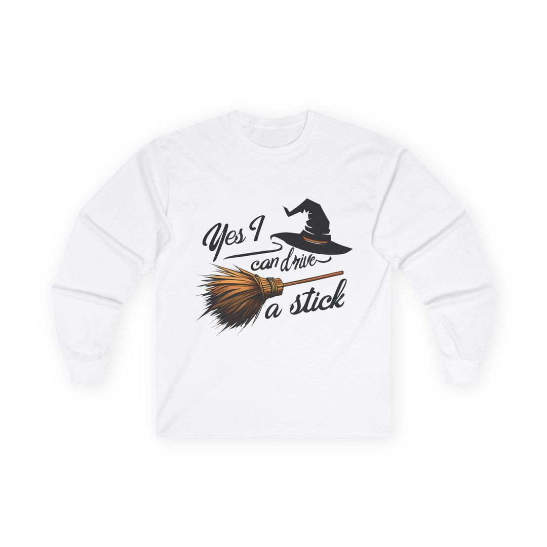Women's Witchy Long Sleeve Shirt with Witch Design - Gutsy Garb
