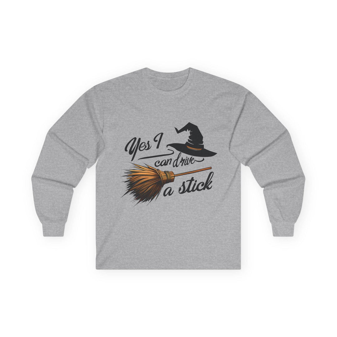 Women's Witchy Long Sleeve Shirt with Witch Design - Gutsy Garb