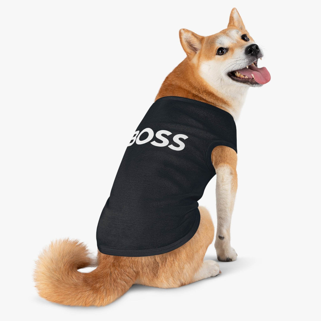 Bold Boss Dog Shirt for Confident Pets - Gutsy Garb