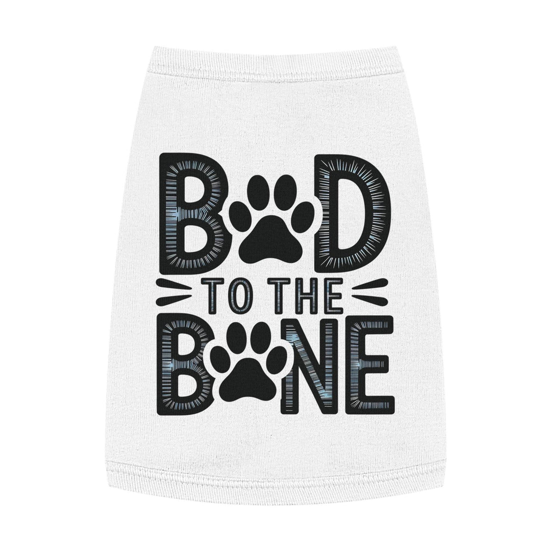 Bad to the Bone Dog Shirt - Bold Pet Tee - Gutsy Garb