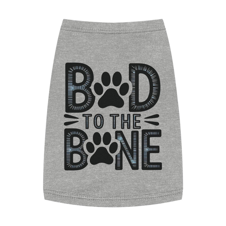 Bad to the Bone Dog Shirt - Bold Pet Tee - Gutsy Garb