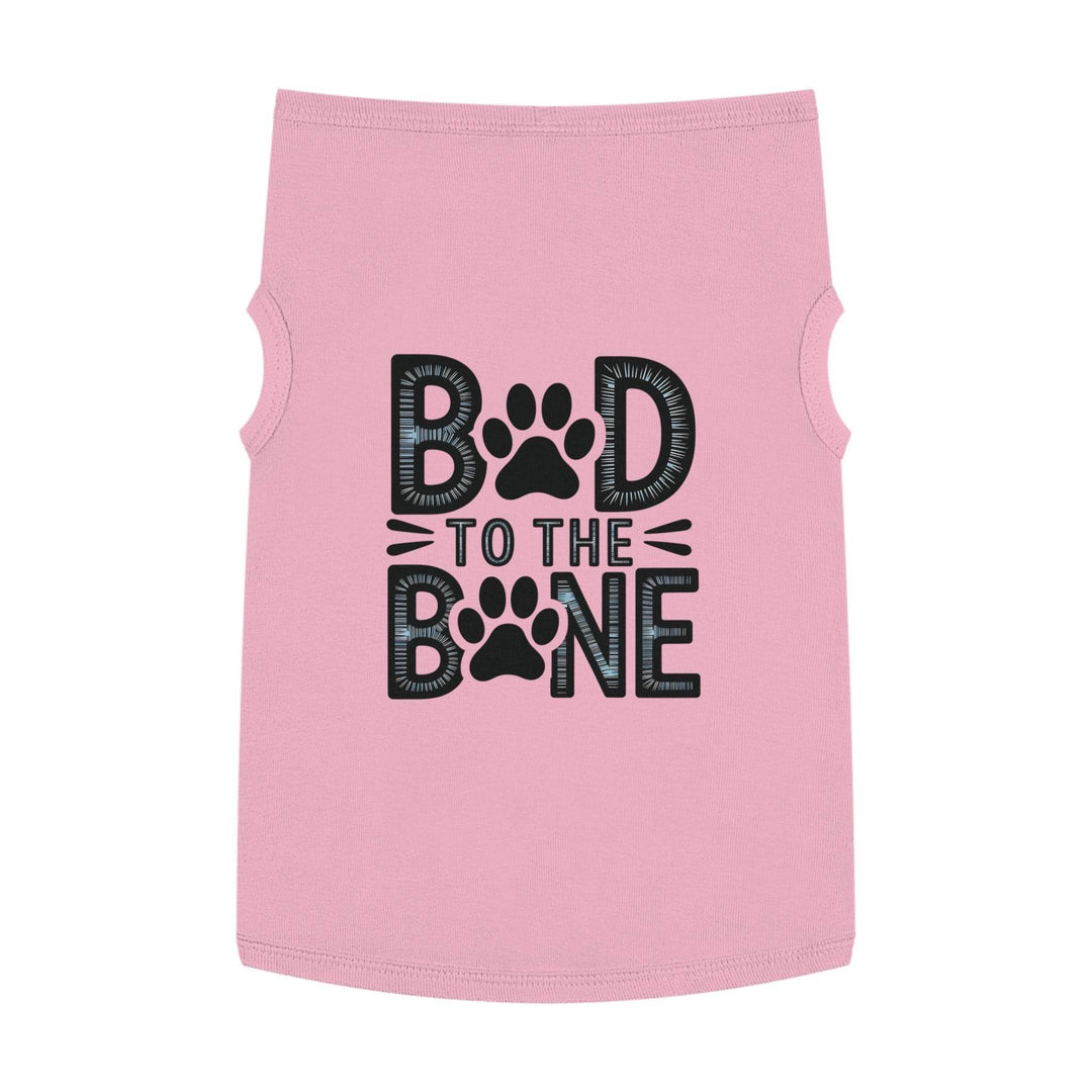 Bad to the Bone Dog Shirt - Bold Pet Tee - Gutsy Garb