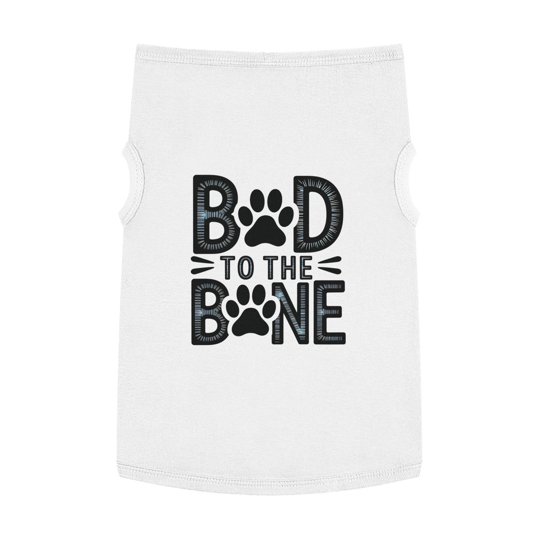Bad to the Bone Dog Shirt - Bold Pet Tee - Gutsy Garb