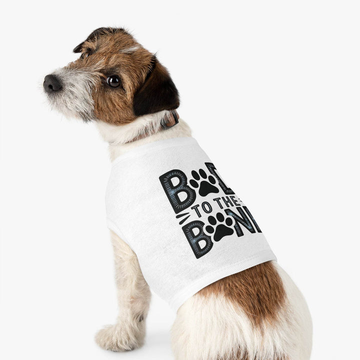 Bad to the Bone Dog Shirt - Bold Pet Tee - Gutsy Garb