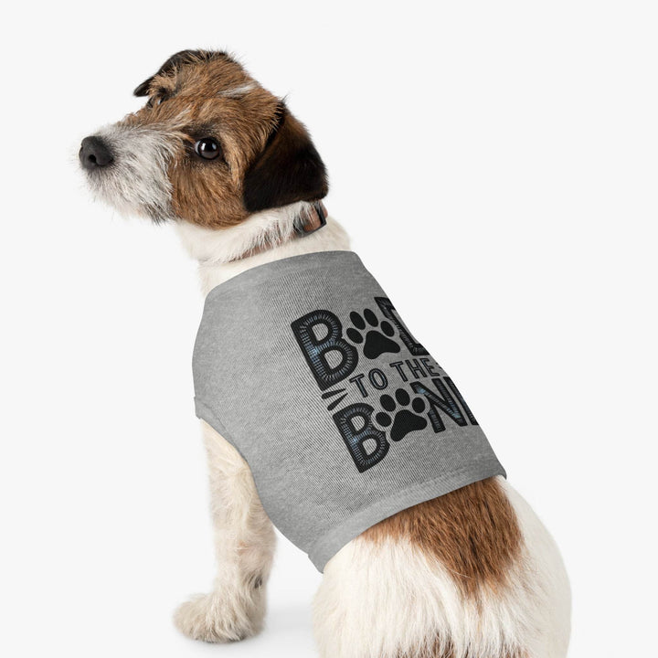 Bad to the Bone Dog Shirt - Bold Pet Tee - Gutsy Garb