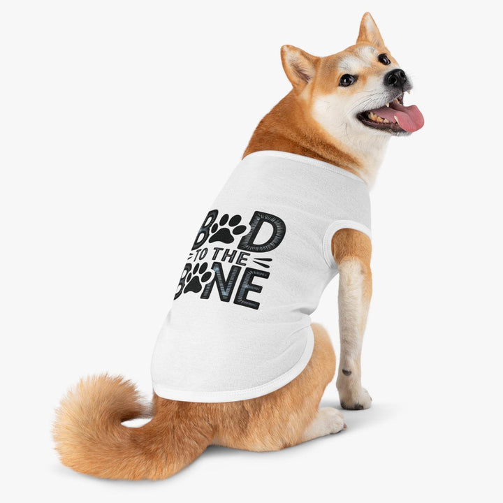 Bad to the Bone Dog Shirt - Bold Pet Tee - Gutsy Garb
