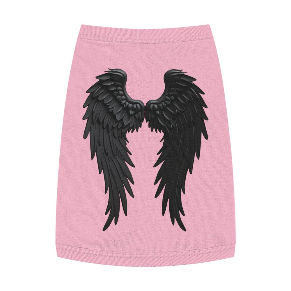 Dog Angel Wings Costume in Black on Grey - Gutsy Garb