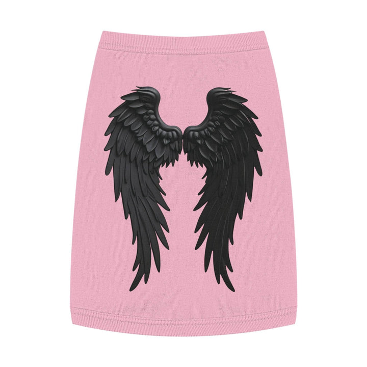Dog Angel Wings Costume in Black on Grey - Gutsy Garb