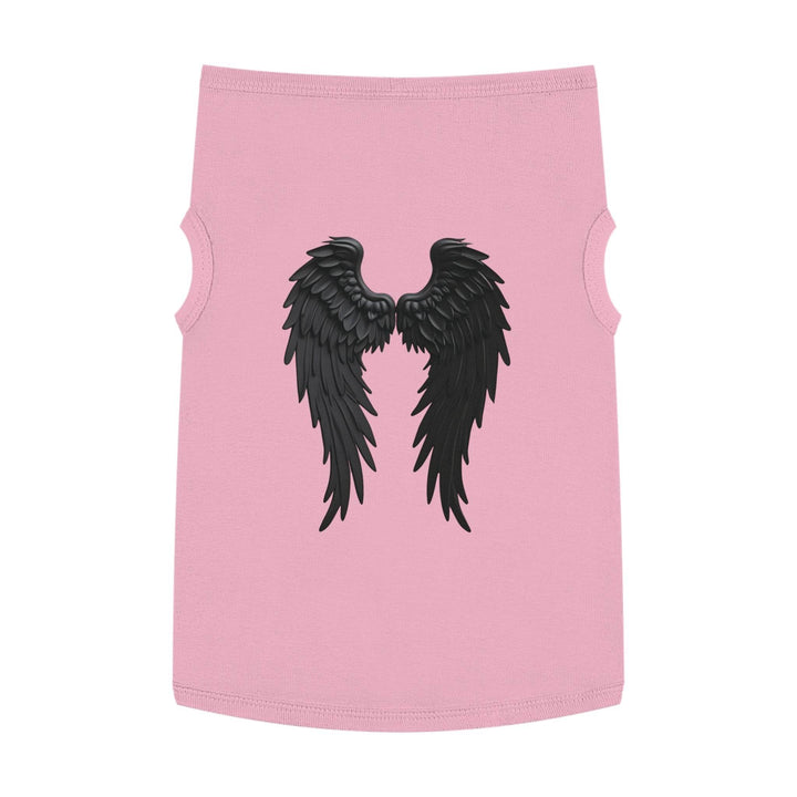 Dog Angel Wings Costume in Black on Grey - Gutsy Garb
