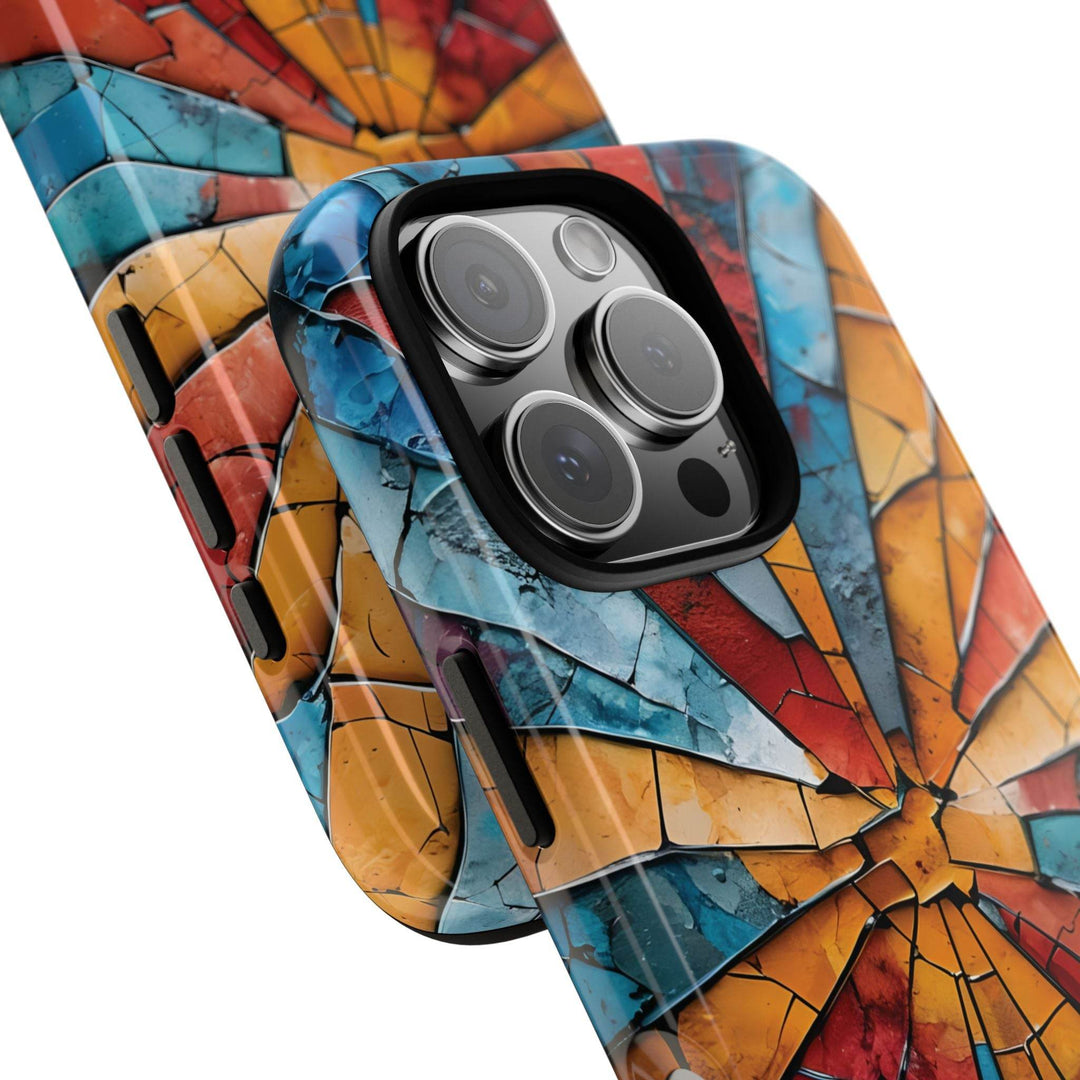 Artistic Tough Phone Case with Bold Design - Gutsy Garb