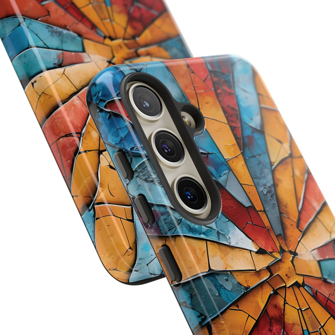 Artistic Tough Phone Case with Bold Design - Gutsy Garb