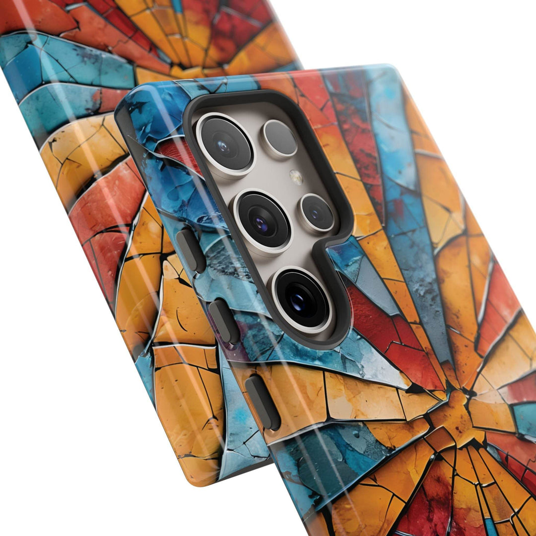 Artistic Tough Phone Case with Bold Design - Gutsy Garb