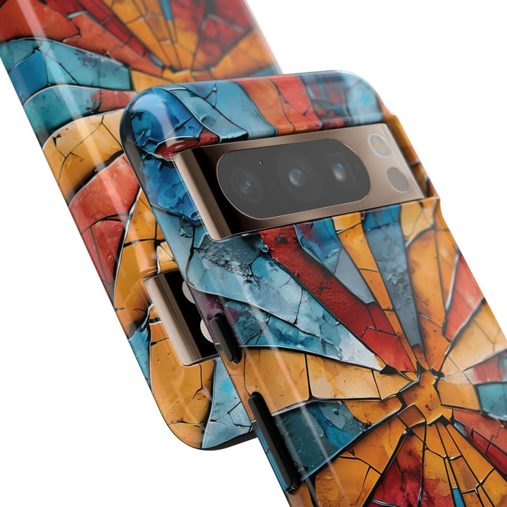 Artistic Tough Phone Case with Bold Design - Gutsy Garb