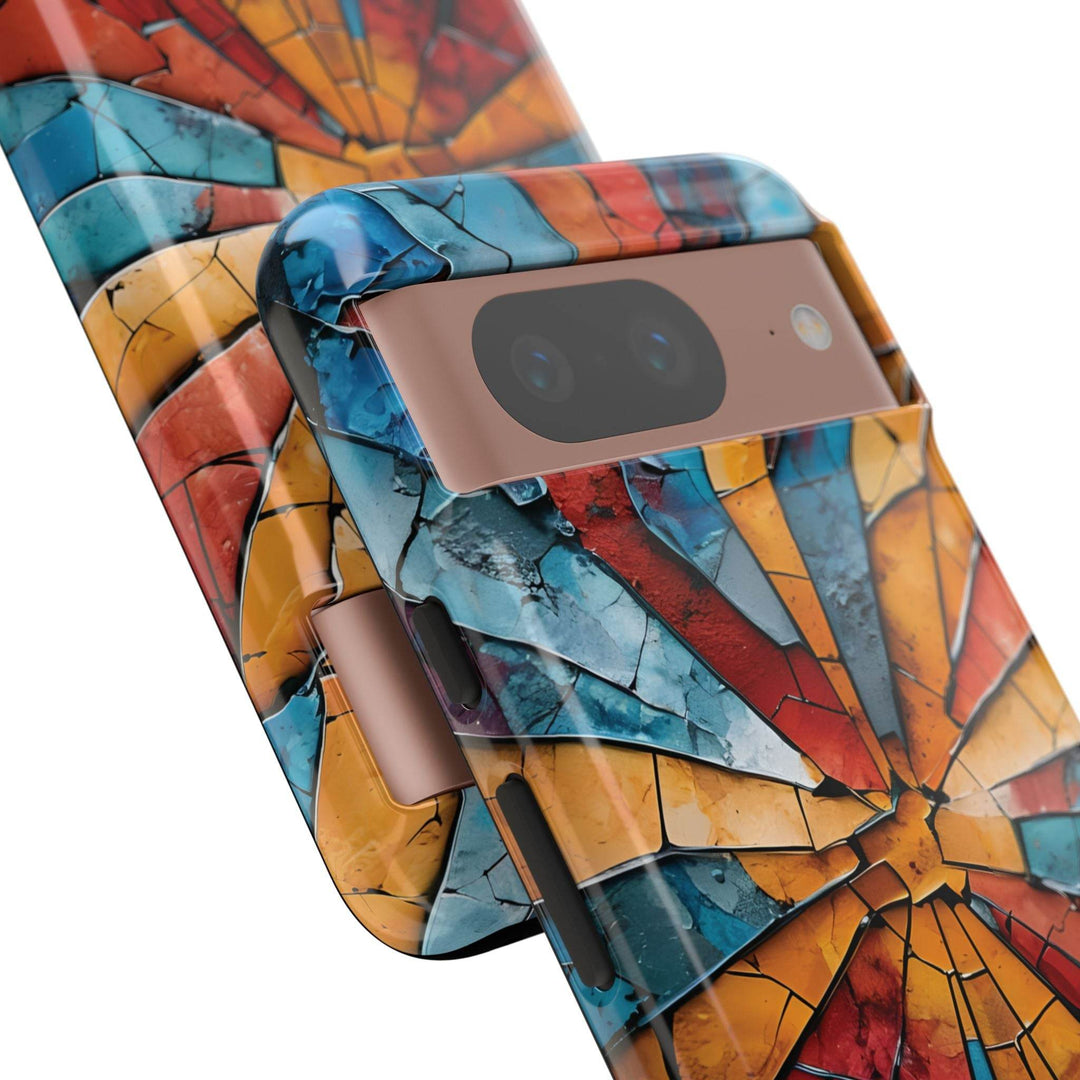 Artistic Tough Phone Case with Bold Design - Gutsy Garb