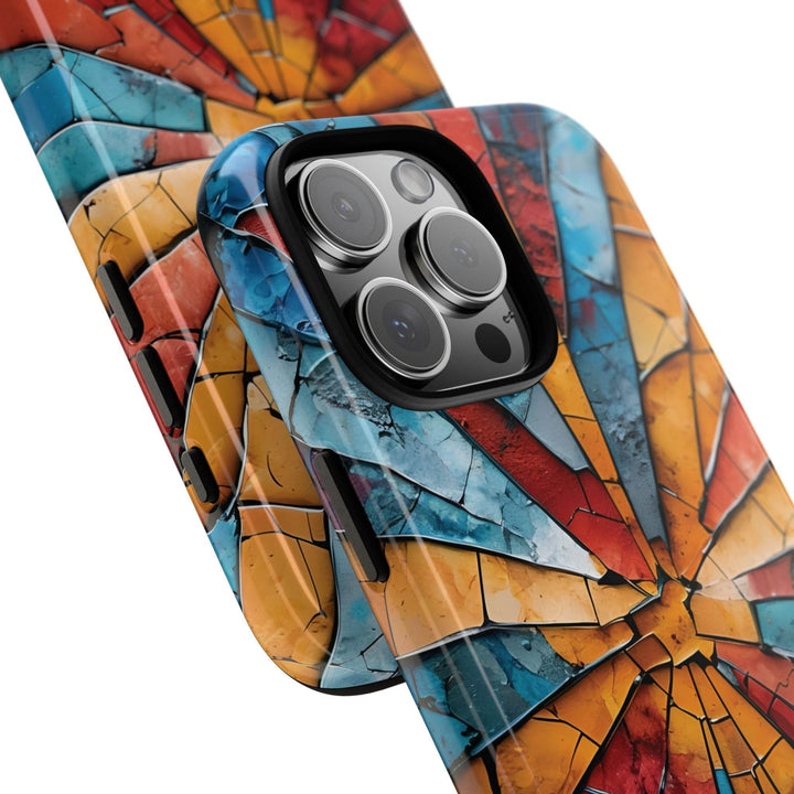 Artistic Tough Phone Case with Bold Design - Gutsy Garb