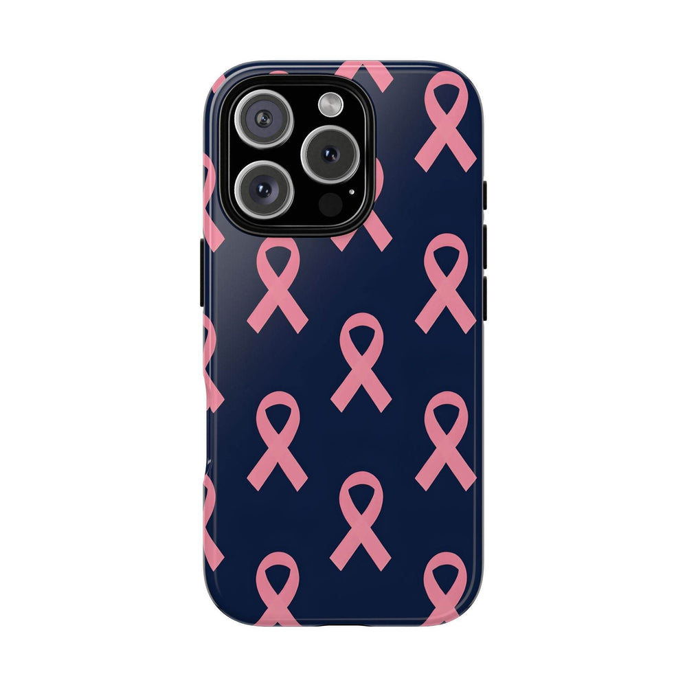 Breast Cancer Awareness Phone Case - Pink Ribbon Design - Gutsy Garb