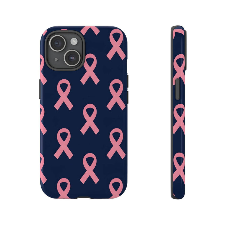 Breast Cancer Awareness Phone Case - Pink Ribbon Design - Gutsy Garb