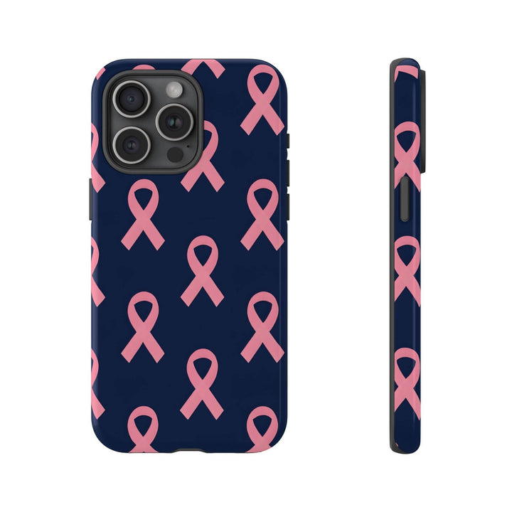 Breast Cancer Awareness Phone Case - Pink Ribbon Design - Gutsy Garb