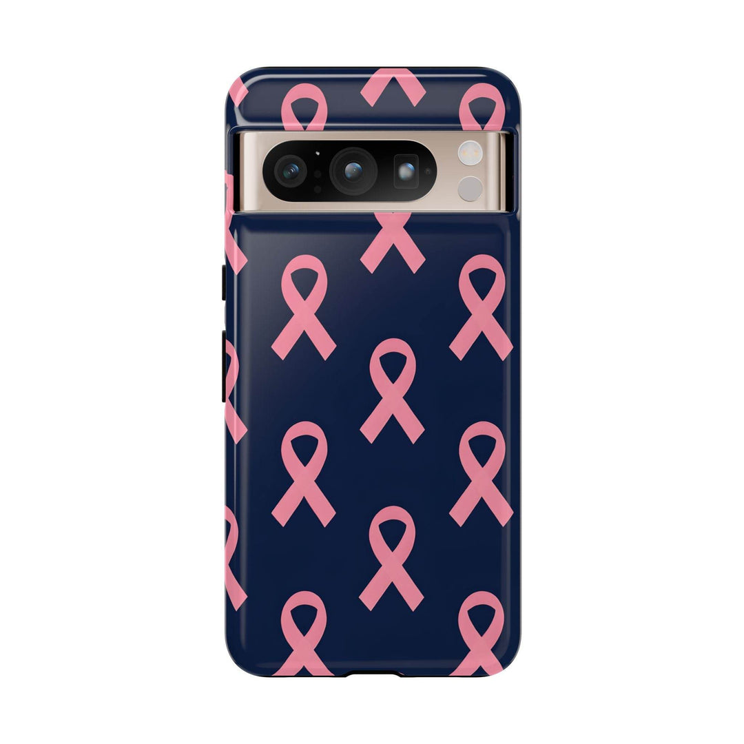 Breast Cancer Awareness Phone Case - Pink Ribbon Design - Gutsy Garb