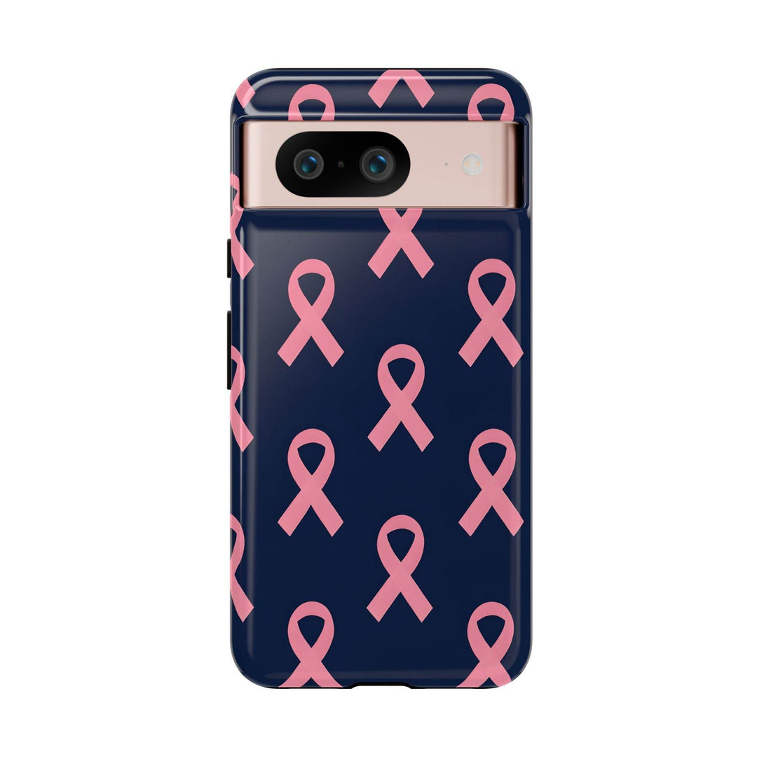 Breast Cancer Awareness Phone Case - Pink Ribbon Design - Gutsy Garb