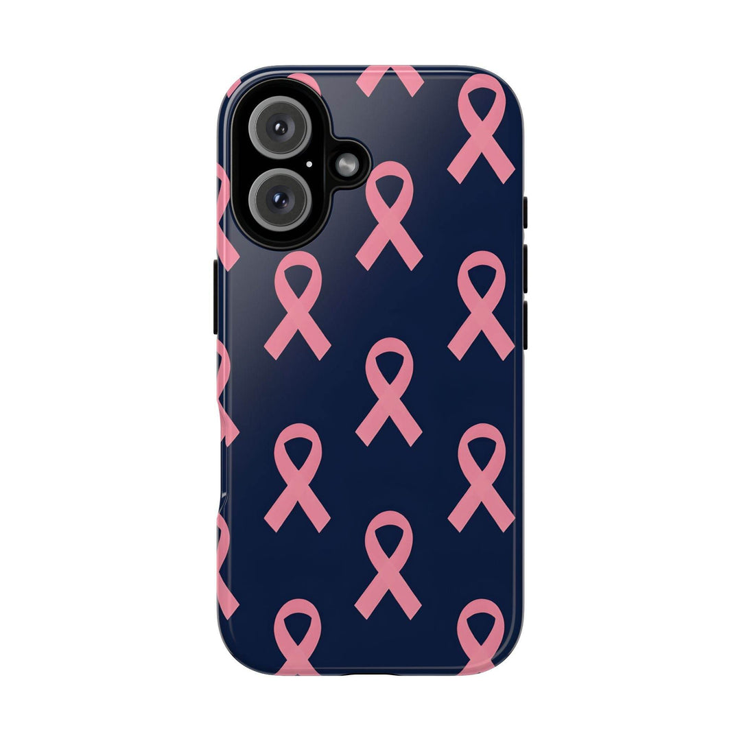 Breast Cancer Awareness Phone Case - Pink Ribbon Design - Gutsy Garb