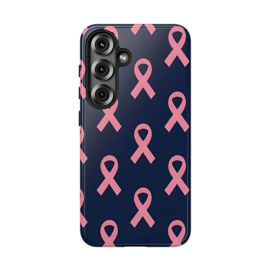 Breast Cancer Awareness Phone Case - Pink Ribbon Design - Gutsy Garb