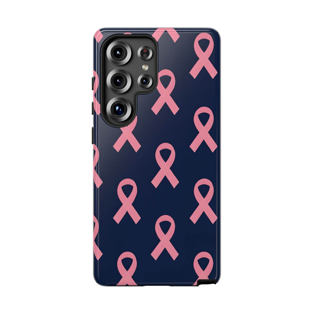 Breast Cancer Awareness Phone Case - Pink Ribbon Design - Gutsy Garb