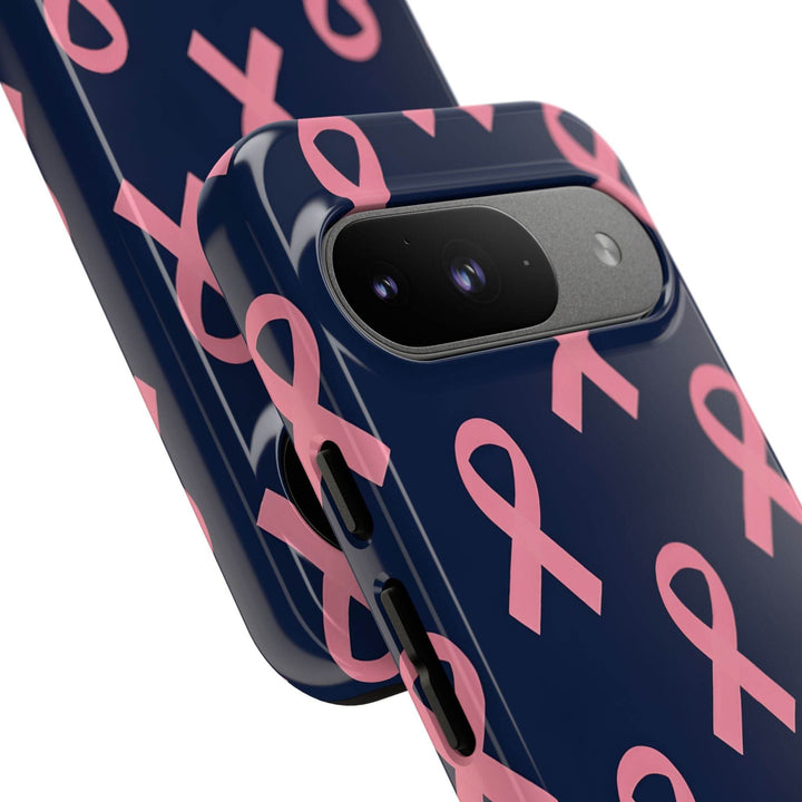 Breast Cancer Awareness Phone Case - Pink Ribbon Design - Gutsy Garb