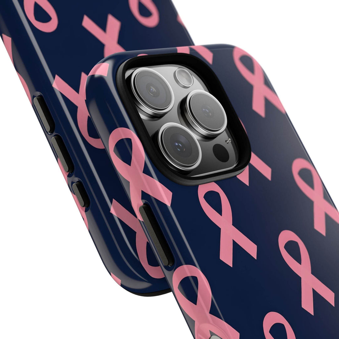 Breast Cancer Awareness Phone Case - Pink Ribbon Design - Gutsy Garb