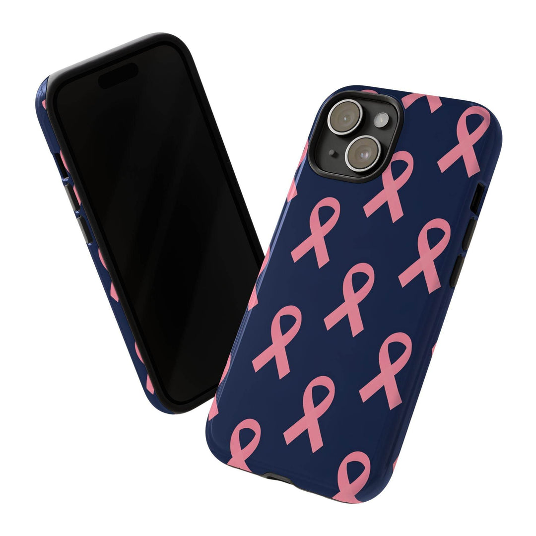Breast Cancer Awareness Phone Case - Pink Ribbon Design - Gutsy Garb