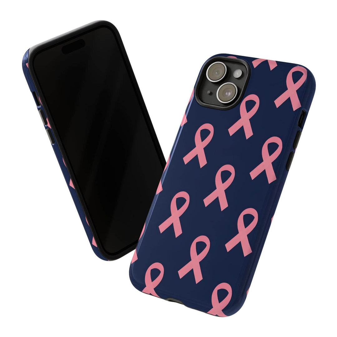 Breast Cancer Awareness Phone Case - Pink Ribbon Design - Gutsy Garb